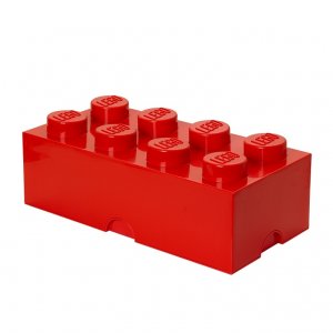LEGO úložný box 8 červená