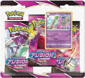 Nintendo Pokémon Sword and Shield Fusion Strike 3 Pack Blister Espeon