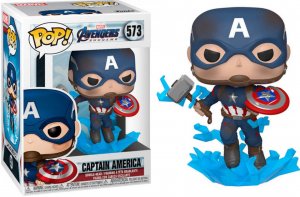 Funko POP! Marvel Endgame Captain America with Broken Shield and Mjolnir 573