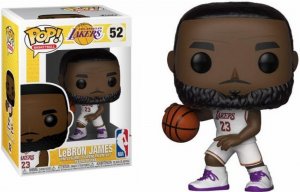Funko POP! NBA Sports LeBron James White Uniform Lakers 52