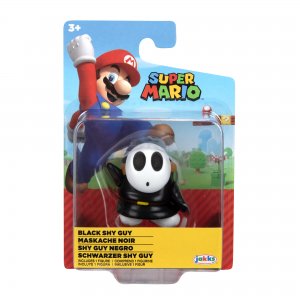 Figúrka Nintendo Super Mario - Black Shy Guyi 6cm