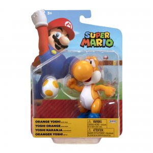 Figúrka Nintendo Super Mario - Orange Yoshi 10 cm