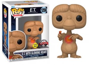 Funko POP! E.T. 40th Anniversary E.T. w/heart (Glow in the Dark) 1258