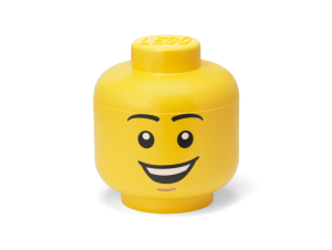 LEGO úložná hlava (velikost L) - šťastný chlapec