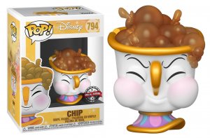 Funko POP! Beauty and the Beast Chip W/Bubbles 794