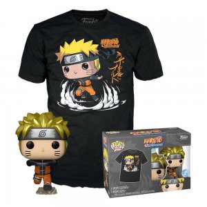 Funko POP! Animation Naruto S4 Naruto Uzumaki Running 727 with T-shirts size L