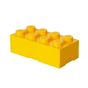 LEGO snack box 100 x 200 x 75 mm - yellow