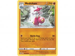 Pokémon card Medicham 100/196 - Lost Origin