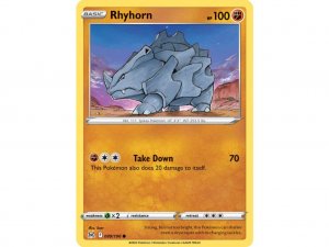 Pokémon card Rhyhorn 089/196 - Lost Origin