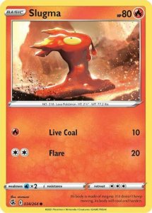 Pokémon card Slugma 034/264 - Fusion Strike