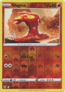 Pokémon card Slugma 034/264 Reverse Holo - Fusion Strike