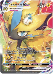 Pokémon karta Zeraora Vmax GG42/GG70 - Crown Zenith