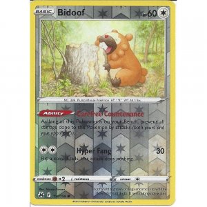 Pokémon card Bidoof 111/159 Reverse Holo - Crown Zenith