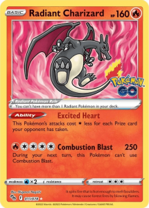 Pokémon card Radiant Charizard 011/078 - Pokémon Go