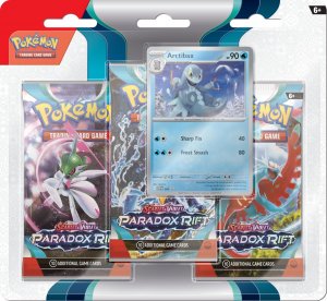 Pokémon TCG Paradox Rift 3 Pack Blister Booster Arctibax