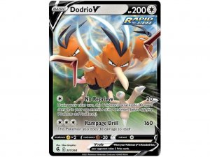 Pokémon card Dodrio V 201/264 Holo - Fusion Strike