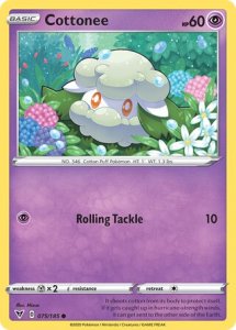 Pokémon card Cottonee 075/185 - Vivid Voltage