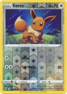 Pokémon card Eevee 130/185 Reverse Holo - Vivid Voltage
