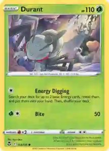 Pokémon card Durant 013/195 - Silver Tempest