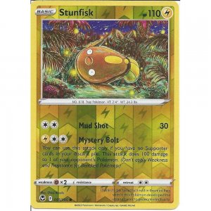 Pokémon card Stunfisk 055/195 Reverse Holo - Silver Tempest