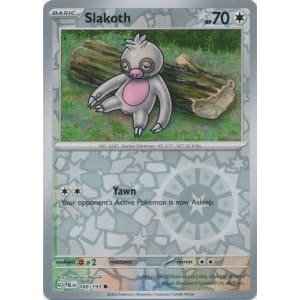 Pokémon karta Slakoth 160/193 Reverse Holo - Paldea Evolved