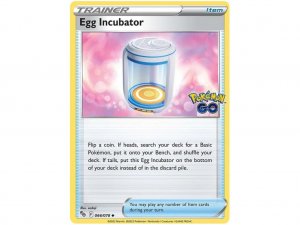 Pokémon card Egg Incubator 066/078 - Pokémon Go