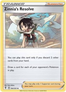 Pokémon card Zinnia's Resolve 164/203 - Evolving Skies