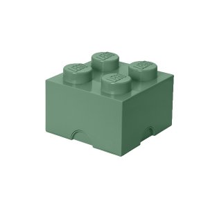 LEGO úložný box 4 - army zelená