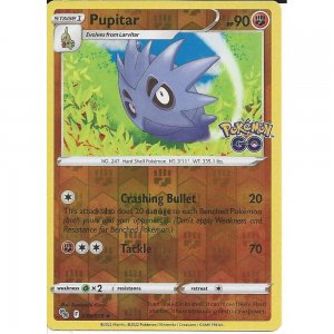 Pokémon card Pupitar 038/078 Reverse Holo - Pokémon Go