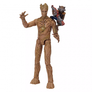Disney Guardians of the Galaxy Rocket and Groot original talking action figure