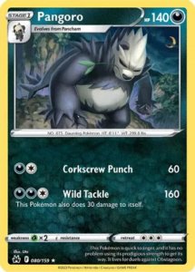 Pokémon karta Pangoro 080/159- Crown Zenith