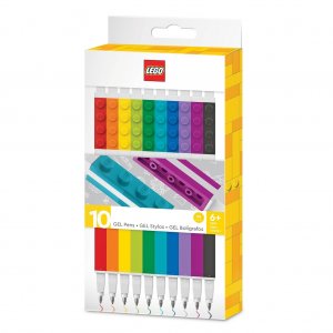 LEGO Gel Pens, mix of colors - 10 pcs