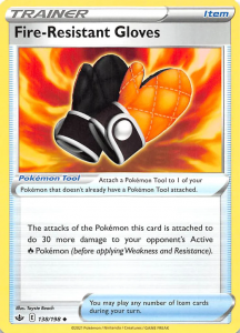 Pokémon card Fire-Resistant Gloves 138/198