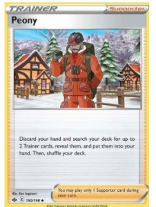 Pokémon karta Peony 150/198
