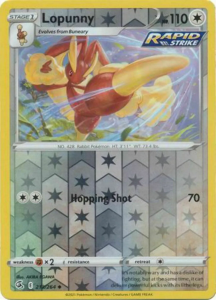 Pokémon karta Lopunny 213/264 Reverse Holo - Fusion Strike