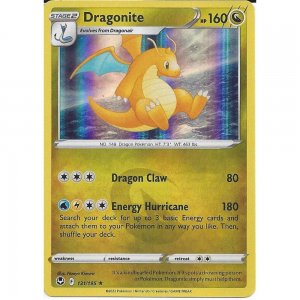 Pokémon card Dragonite 131/195 Holo - Silver Tempest