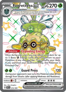 Pokémon card Forretress ex 212/091 - Paldean Fates