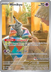 Pokémon card Mimikyu SVP075 - Paldean Fates