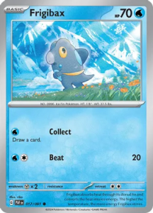 Pokémon card Frigibax 017/091 - Paldean Fates