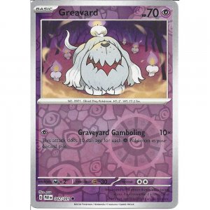 Pokémon card Greavard 042/091 Reverse Holo - Paldean Fates
