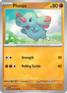Pokémon card Phanpy 048/091 - Paldean Fates