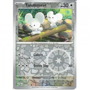 Pokémon card Tandemaus 073/091 Reverse Holo - Paldean Fates