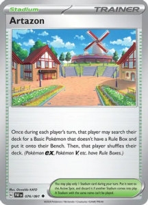 Pokémon card Artazon 076/091 - Paldean Fates