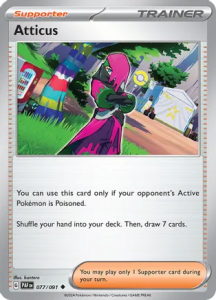 Pokémon card Atticus 077/091 - Paldean Fates