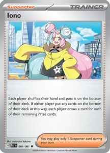Pokémon card Iono 080/091 - Paldean Fates