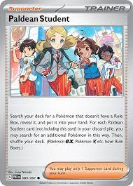 Pokémon card Paldean Student 085/091 - Paldean Fates