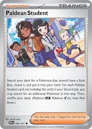Pokémon card Paldean Student 086/091 - Paldean Fates