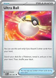 Pokémon card Ultra Ball 091/091 - Paldean Fates