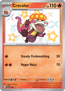 Pokémon karta Crocalor SVP 080