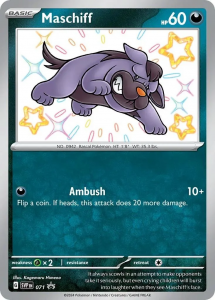 Pokémon card Maschiff SVP 071